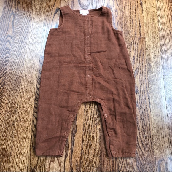 Angel Dear Other - NEW Angel Dear Muslin Romper 6-12 Months
